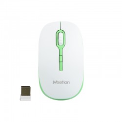 MT-R547 2.4G Wireless Mouse / White+Green