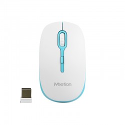 MT-R547 2.4G Wireless Mouse / White+Blue