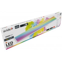 Avide LED Slim Panel 1195x295x30mm 36W RGB+CCT