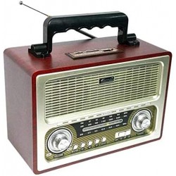 Επαναφορτιζόμενο ραδιόφωνο Retro - M1800BT - 654380