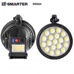 Επαναφορτιζόμενος φακός LED - 3 colors - 4.2V - W868A - 326036