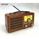 Επαναφορτιζόμενο ραδιόφωνο Retro - M1912-BT - 119125 - Brown