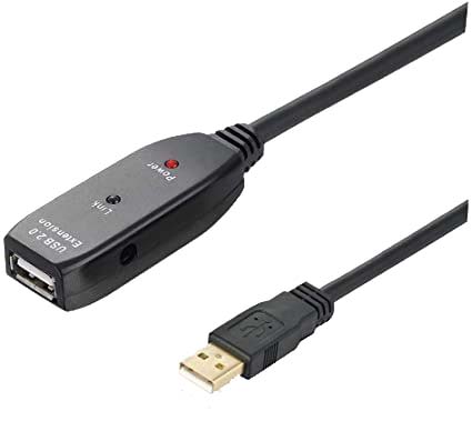 Καλώδιο USB 2.0 Αρσ./Θηλ. 20m Μαύρο