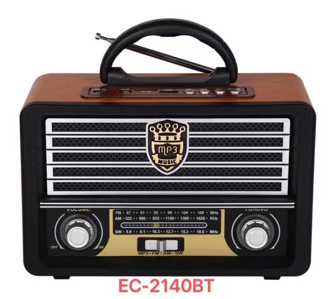 Επαναφορτιζόμενο ραδιόφωνο - EC2140BT - Everton - 121404 - Black